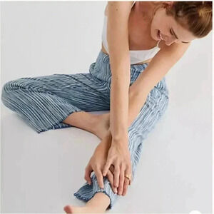 Never Worn Free People Marta Yarn Dye Trousers Size 8 NWOT​